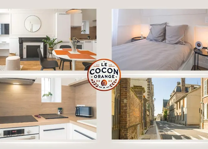 דירה Le Cocon Orange - Proche Hypercentre - Parking Prive *